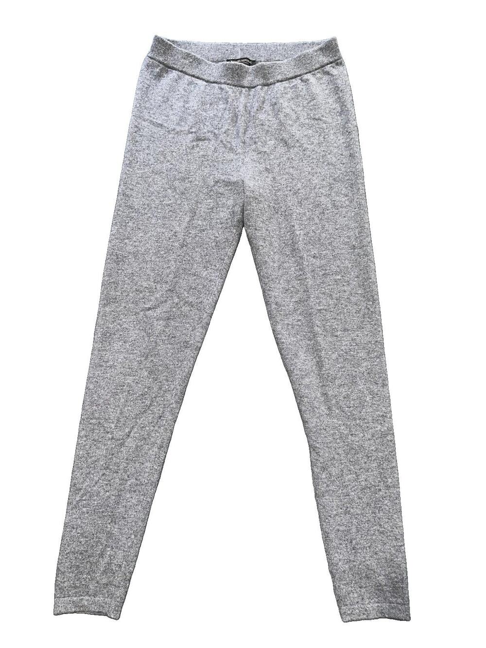 Banana Republic 100% Cashmere Leggings Gray Knit Lounge Pants Womens S A010341